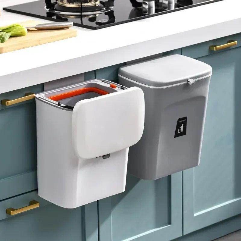 Lixeira Suspensa Bellari Clean© | Vedação Anti-Odor e Design Inteligente